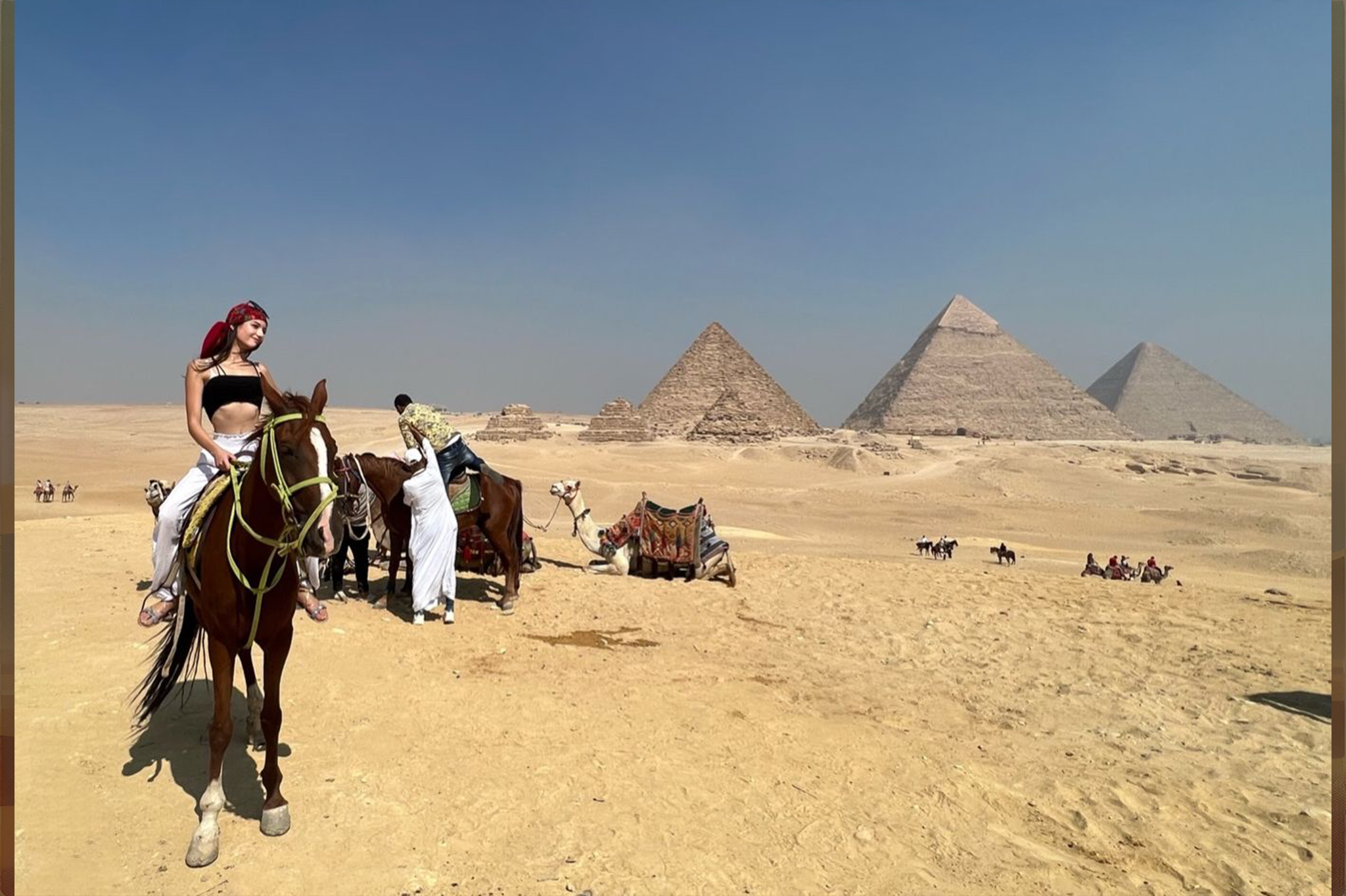 Camel Trekking-Take a step back in time with a traditional camel trek through the desert. Ride through serene landscapes, visit ancient Bedouin camps, and experience Egypt’s deserts in the most authentic way.